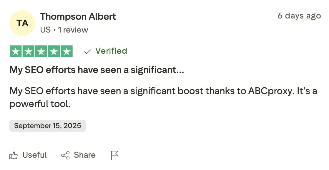 SEO professional review of ABCproxy proxy tools