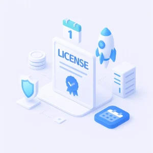 Telegram Prime monthly subscription illustration — 1 month license with core features