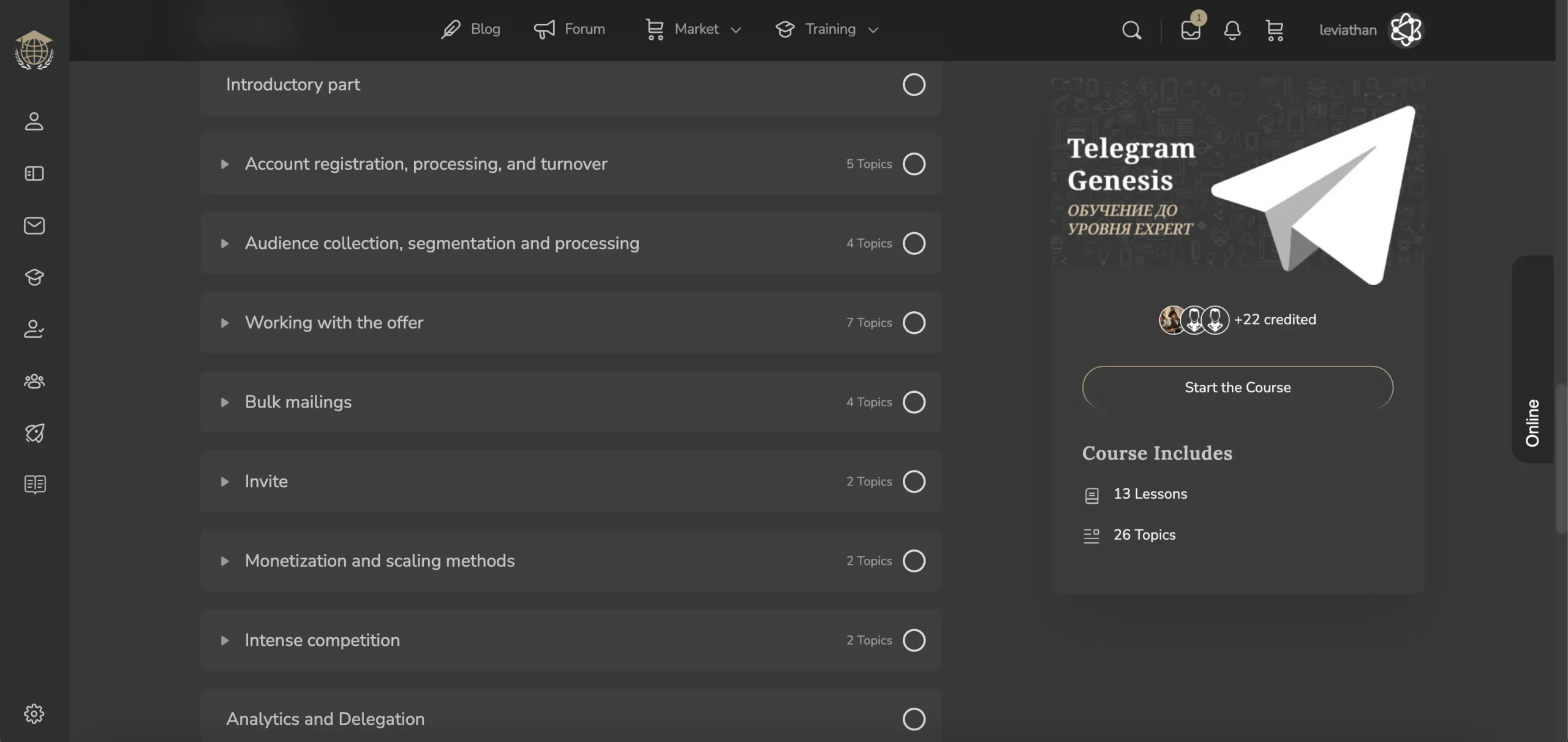 Telegram Genesis training course — learn Telegram automation up to expert level