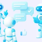 Three robots chatting — account warming, auto spam-block removal and story auto-views (Telegram Prime, 214 Layer)